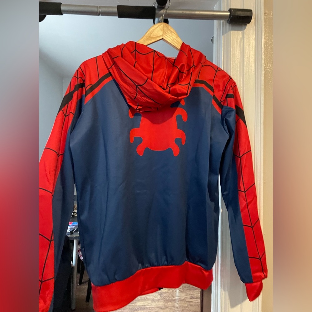Red and Blue Spider Hoodie - Picture 2 of 2